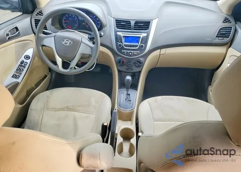 2014 Hyundai Accent Gls z USA, uszkodzony, nr VIN KMHCT4AE2EU739517